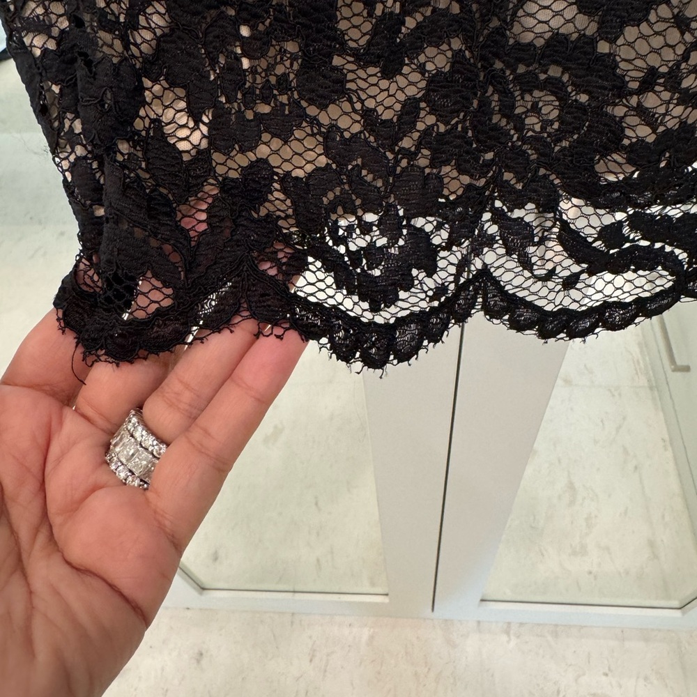 Black Lace Cocktail Dress - Size 10 - Picture 4 of 10